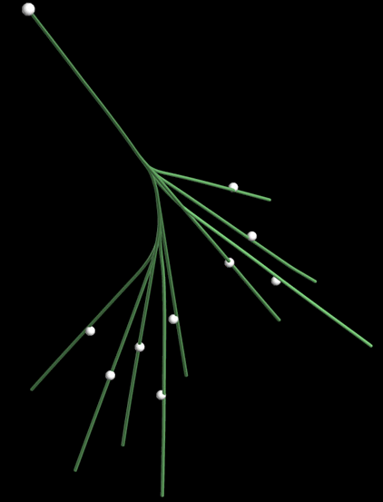 Shot from drill plan. In one drill hole, nine targets were intersected from the pilot hole