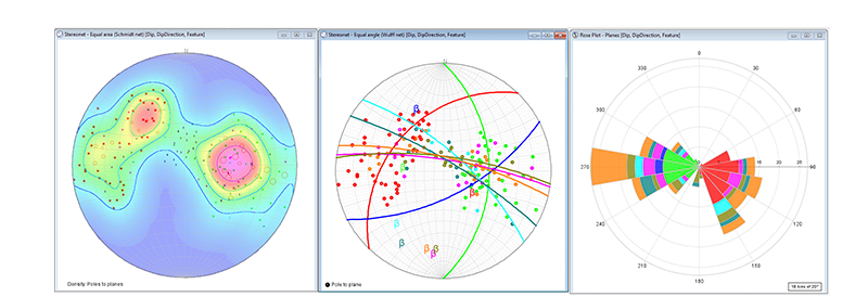 Screenshot of ioGAS interface