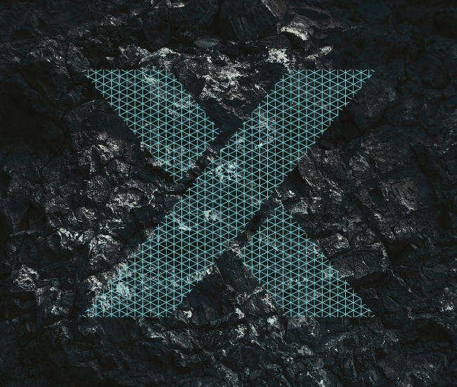 ImDEX material confidence and rock knowledge - rock wall with X overlay